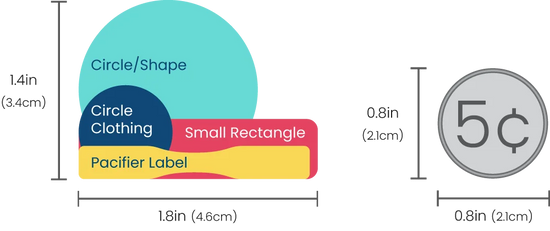 baby labels pack size comparision