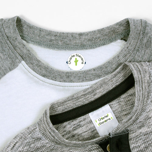 Cactus Clothing Labels Pack For Kids