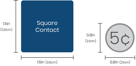 Name Bubbles contact name labels size comparison chart