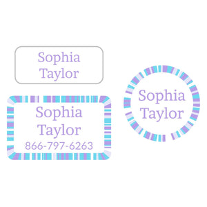 confetti clothing labels pack
