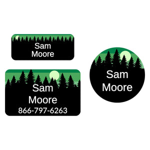 forest sky clothing labels pack