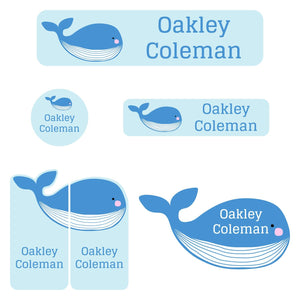 personalized whale labels