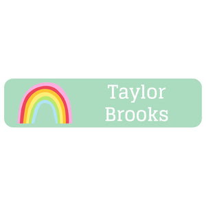 personalized rainbow labels