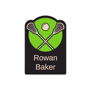 lacrosse lime green lacrosse name labels