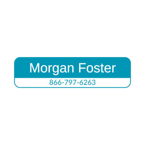 personalized contact information labels