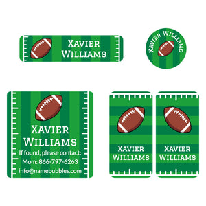 football sports labels pack