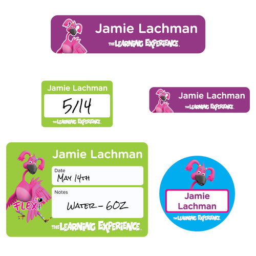 Toddlers Labels Pack Name Bubbles