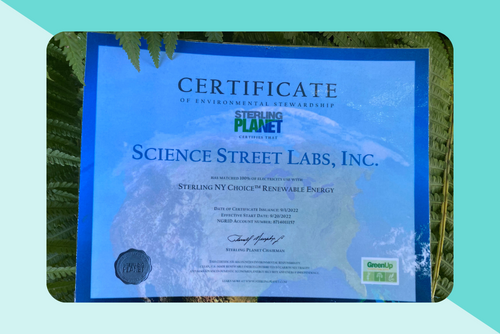 Name Bubbles has Achieved their Clean Energy Goal