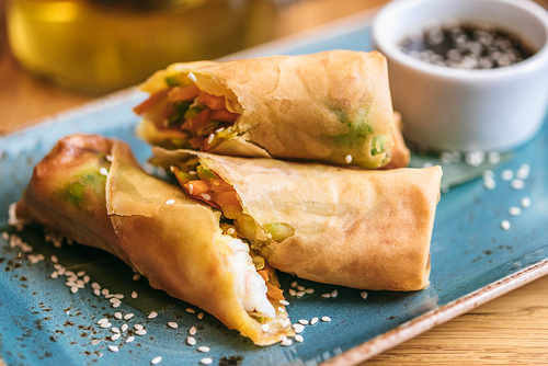 Parent & Kid Friendly Recipes: Baked Veggie Spring Rolls