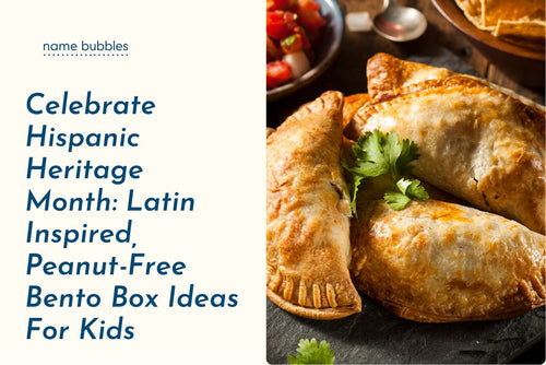 celebrate hispanic heritage month with latin inspired, peanut free bento box ideas for kids