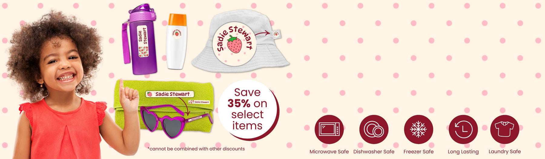 labels for kids fall sale page promo banner