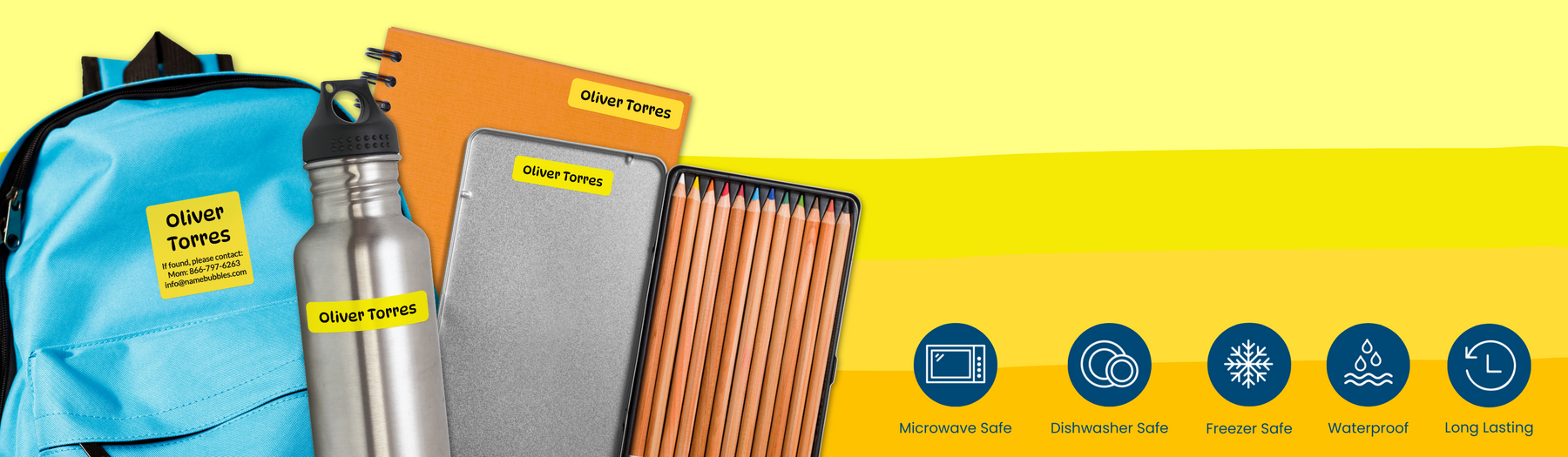 Elementary School Name Labels