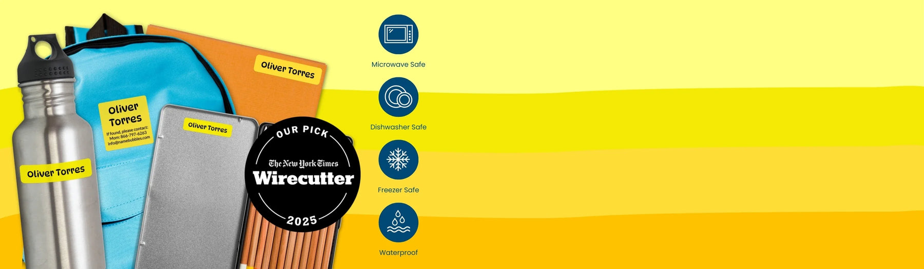 Elementary School Name Labels