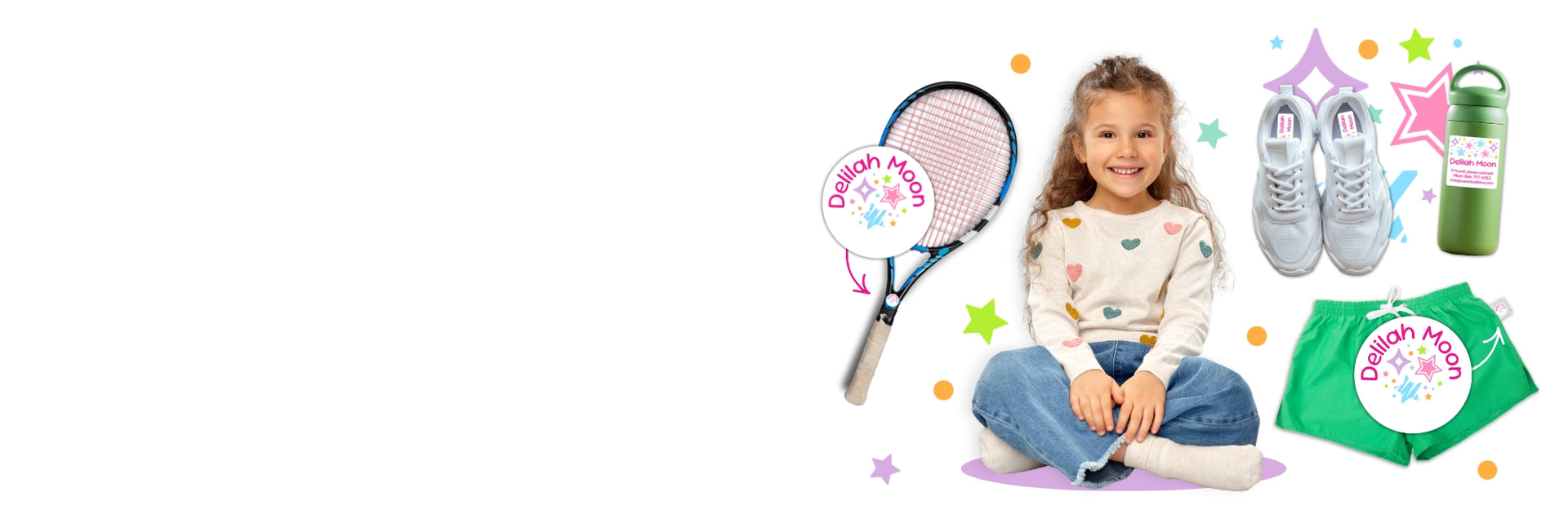 Waterproof stickers for kids