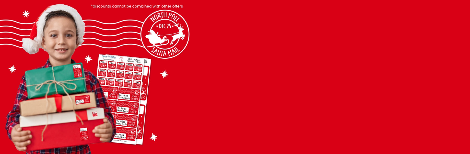 Personalized gift stickers