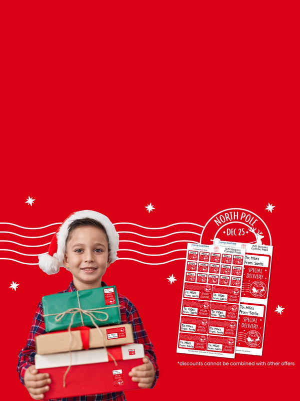 Personalized gift stickers