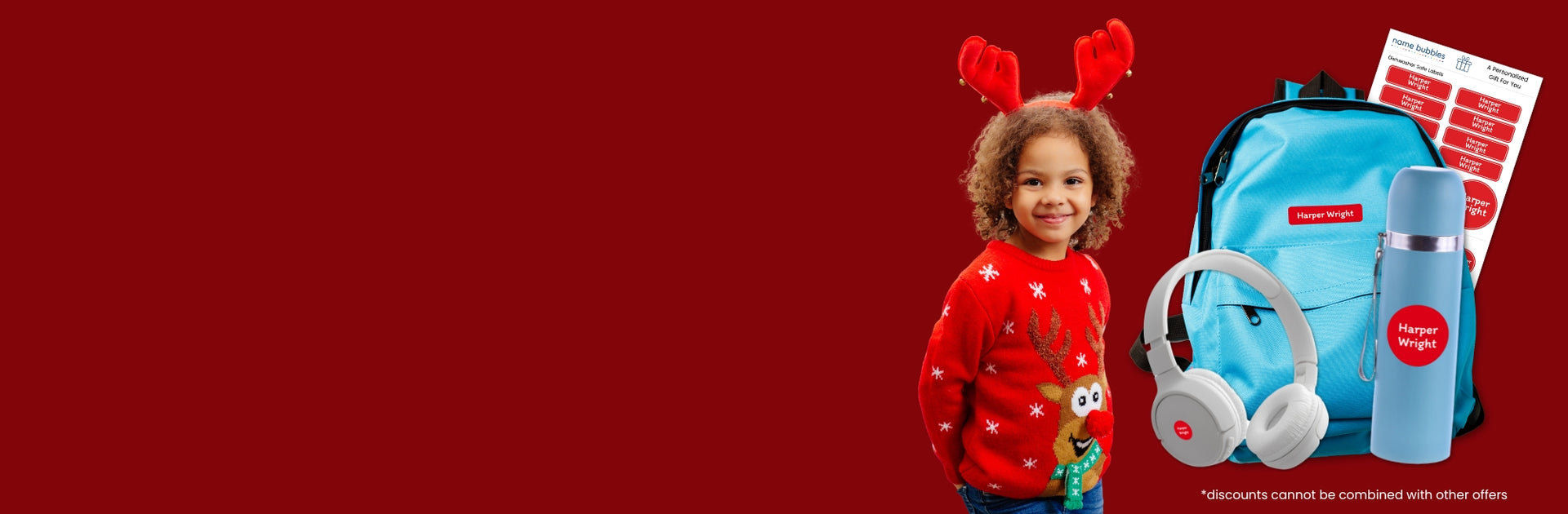 Kid's Name Labels for Backpacks and School Supplies