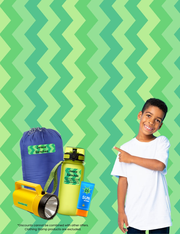 Kids' name labels for clothing