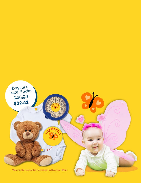 Custom name labels for daycare