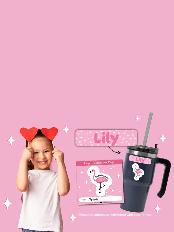 Dishwasher-safe name labels for kids' clothing