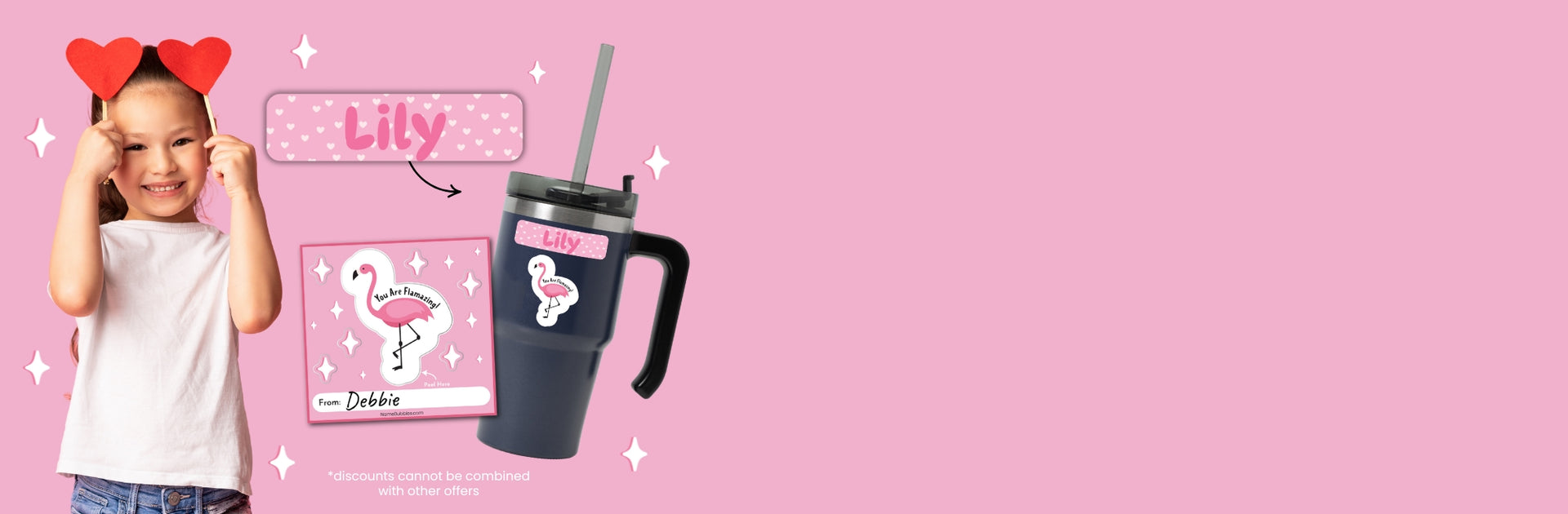 Dishwasher-safe name labels for kids' clothing