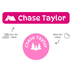 camp clothing labels pack campsite fairy princess