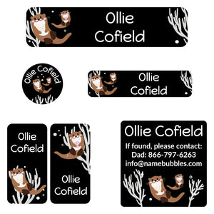 camp labels pack otter black