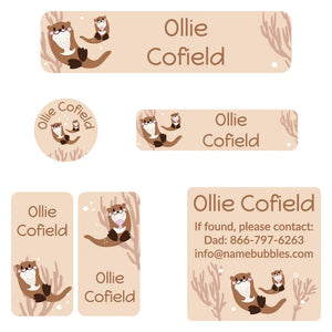 camp labels pack otter tan