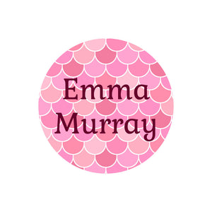 circle name labels mermaid pattern melody