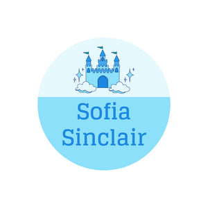 circle name labels princess blue