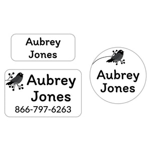 kids' clothing labels bundle in raven