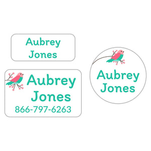 kids' clothing labels bundle in roller