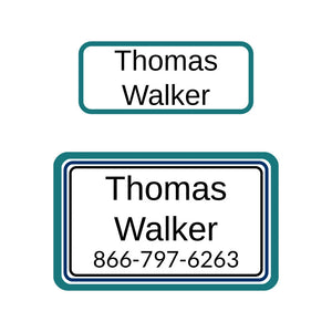 personalized college name labels pack bands aquarius