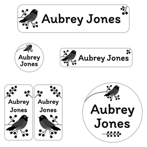 daycare name stickers for kids in raven