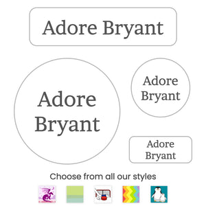 custom holiday labels pack