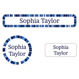 confetti starry night iron-on labels pack