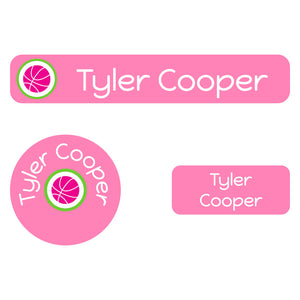 multicolor icon sweet treats iron-on clothing labels pack