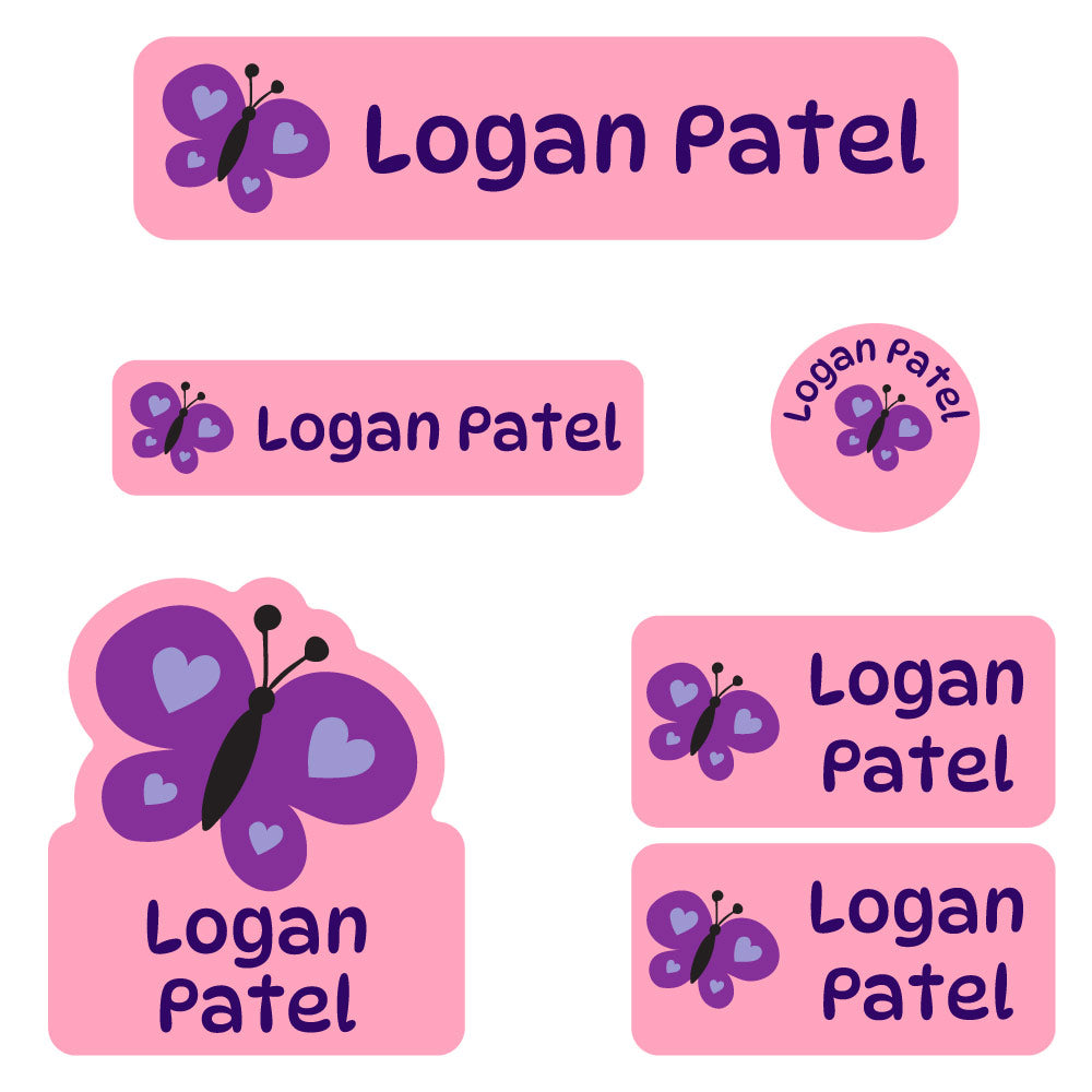 Butterfly Labels Printable