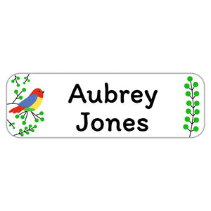 large rectangle name labels in parrot