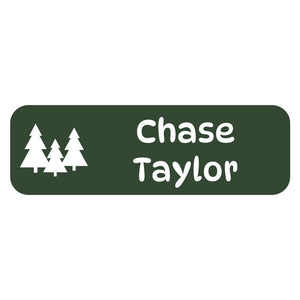large name labels campsite dino roar