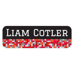 large name labels pixels red gray