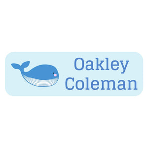 whale blue large rectangle name labels