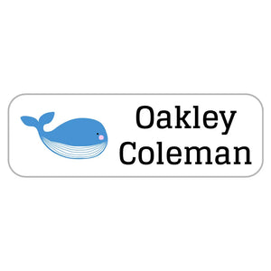 whale white large rectangle name labels