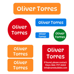 mega daycare labels pack color combos elementary