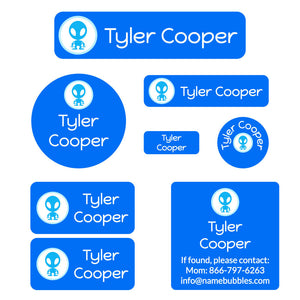 multicolor icon mega daycare labels pack beluga blue
