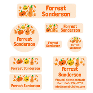 mega daycare labels pack pumpkin spice