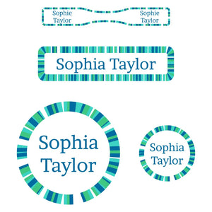 baby labels pack confetti river rocks