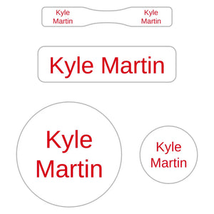 baby labels pack simple candy apple