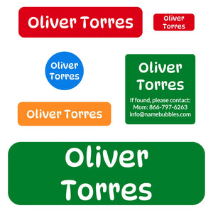 school labels pack color combos elementary