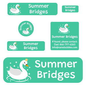 school labels pack swan green